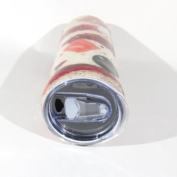 Custom 20oz Double Wall Stainless Steel Glitter Epoxy Christmas Tumbler - Picture 5 of 6